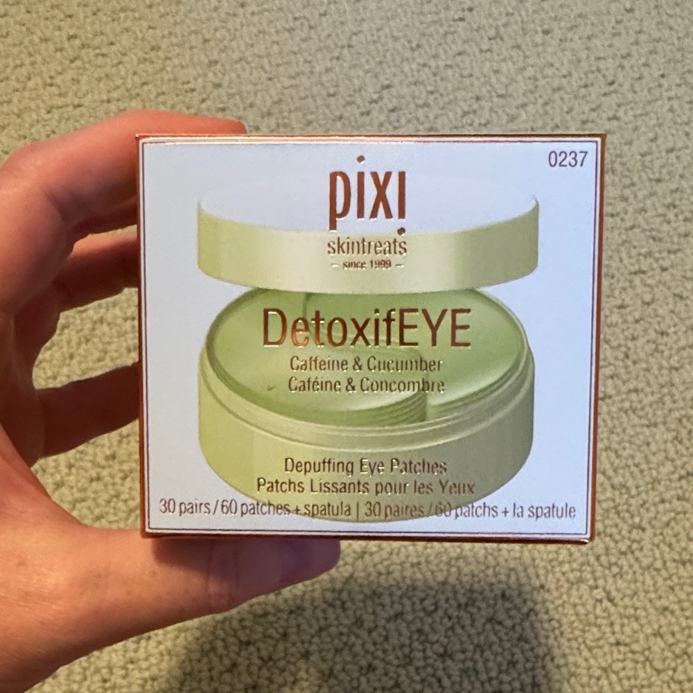 Pixi DetoxifEYE Caffeine & Cucumber Eye Patches - Green